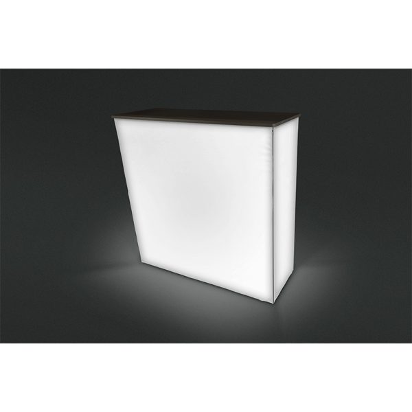 Customizable Rectangle LED Counter with Lighting