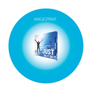 Mur droit personnalisé en tissu polyester