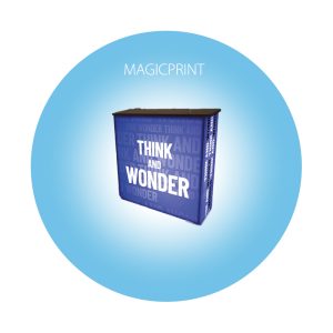 Comptoir LED rectangle publicitaire personnalisable