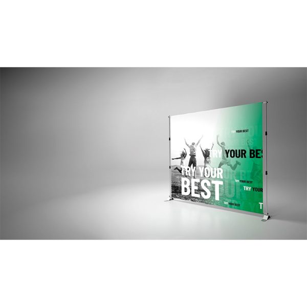Description Stand Stand Publicitaire Ajustable : Visibilité Optimale Garantie