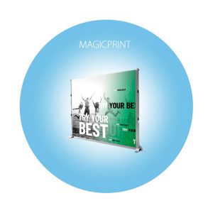 Stand publicitaire ajustable et personnalisable