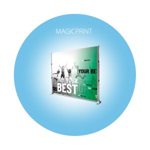 Stand publicitaire ajustable et personnalisable