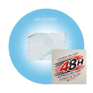 Drapeau publicitaire personnalisé avec sangle