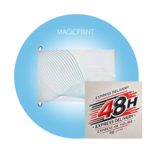 Drapeau publicitaire personnalisé avec sangle