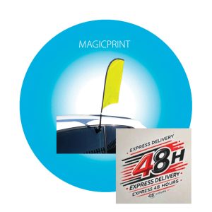 Mini Winflag publicitaire personnalisé pour voiture