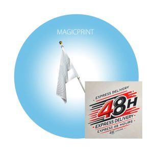 Drapeau mural publicitaire personnalisé