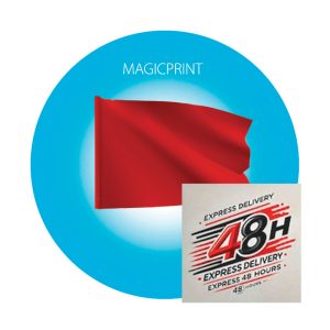 Drapeau publicitaire personnalisable avec fourreau