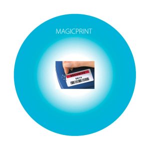 Étiquette destructible publicitaire personnalisée