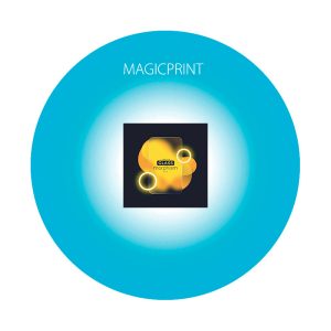 Étiquettes publicitaires personnalisables transparentes