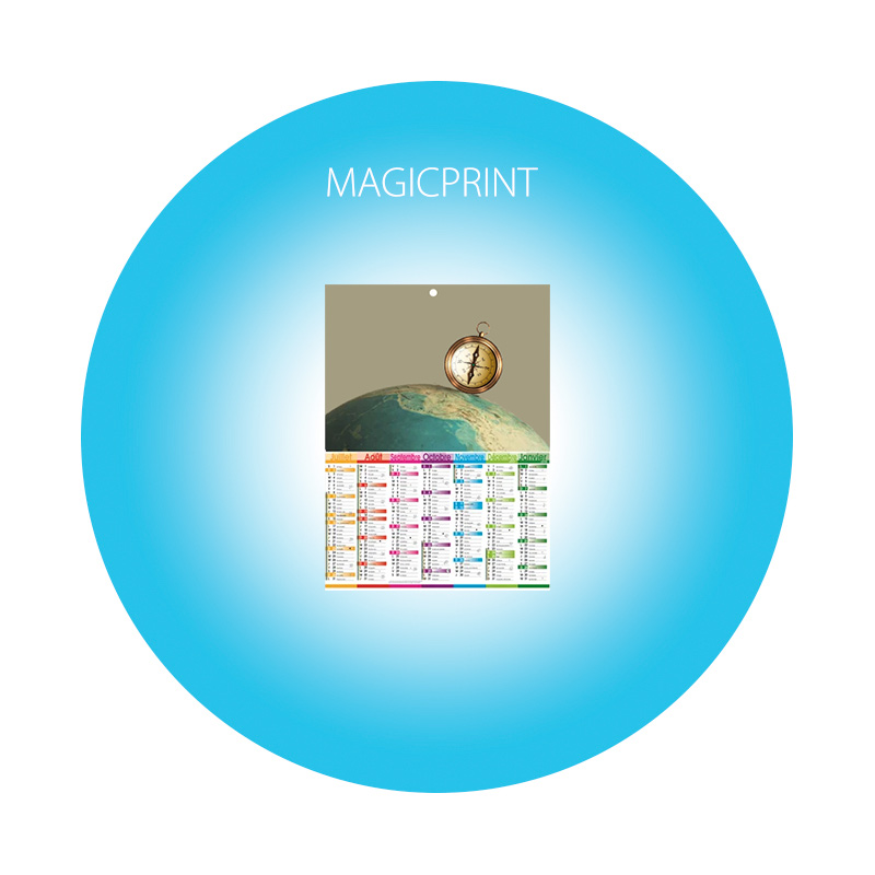 calendrier souple publicitaire personnalisable