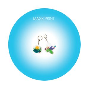 Porte-clé acrylique personnalisé sur mesure