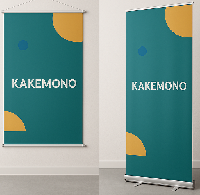 kakemono personnalisé publicitaire