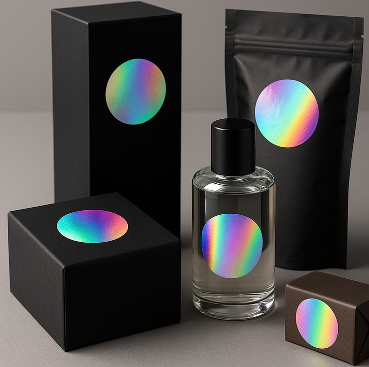 sticker holographique