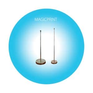 Socle en métal publicitaire pour fanions personnalisés
