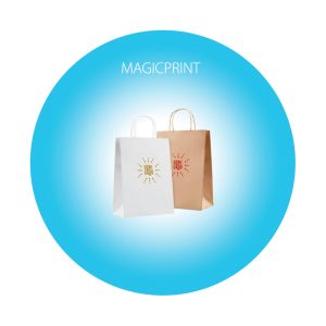 Sac en papier personnalisé avec logo pour boutique et événement professionnel