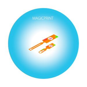 Étiquette bagage personnalisée avec logo pour valise et sac de voyage