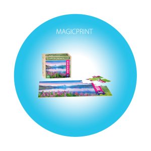 Puzzle personnalisé sur mesure imprimé avec logo pour communication et objets publicitaires.