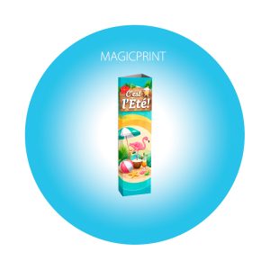 Totem triptyque géant (Polypropylène alvéolaire)