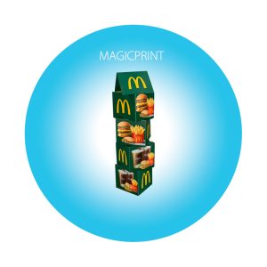 Totem cubes de sol personnalisé