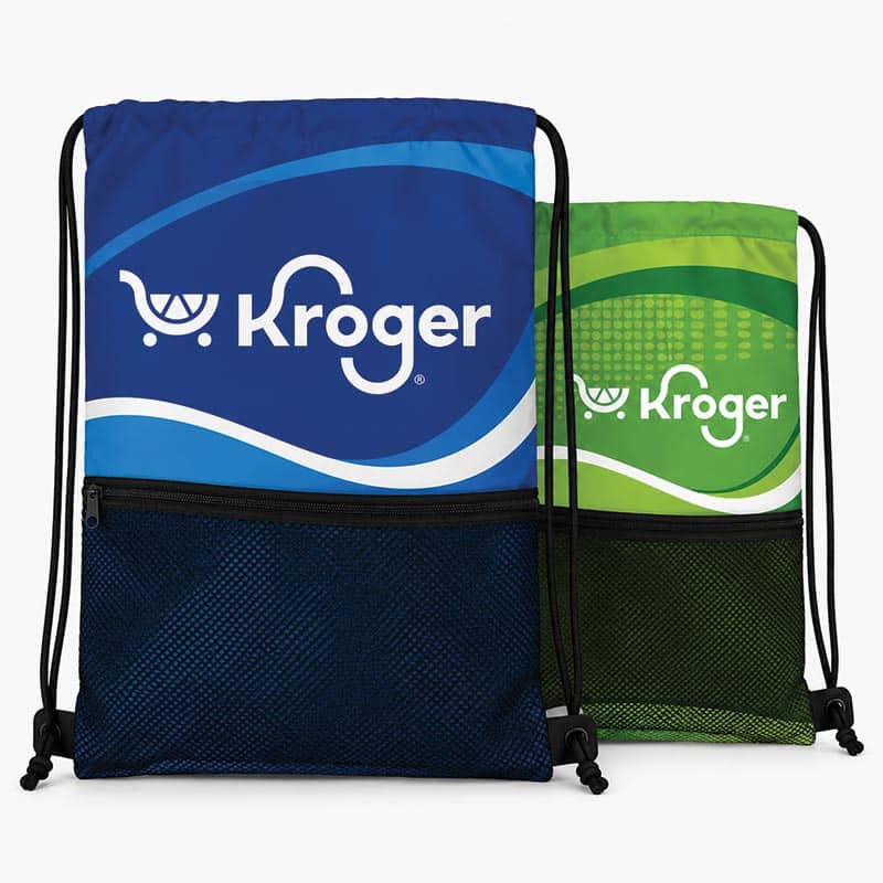 Sac à dos publicitaire écologique fabriqué en Pologne avec impression quadri couleur et tissu résistant à l’eau