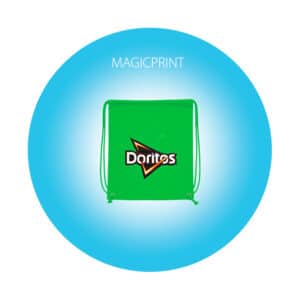 Sac dos coton personnalisé avec impression DTF full color pour communication publicitaire professionnelle