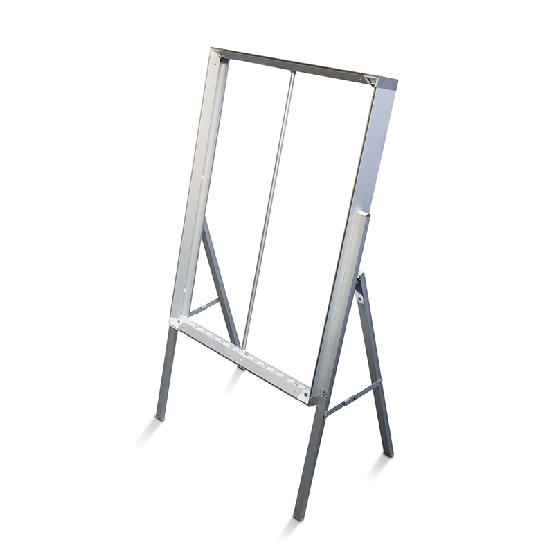 Support publicitaire Stop trottoir A1 personnalisé avec affichage LED