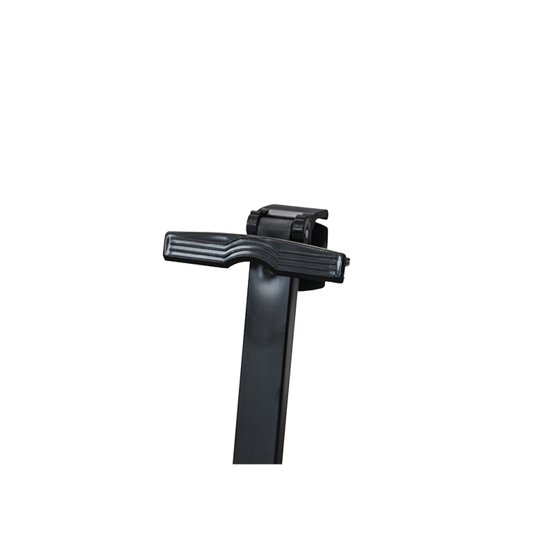 Chevalet métallique noir pliable avec support rigide personnalisé