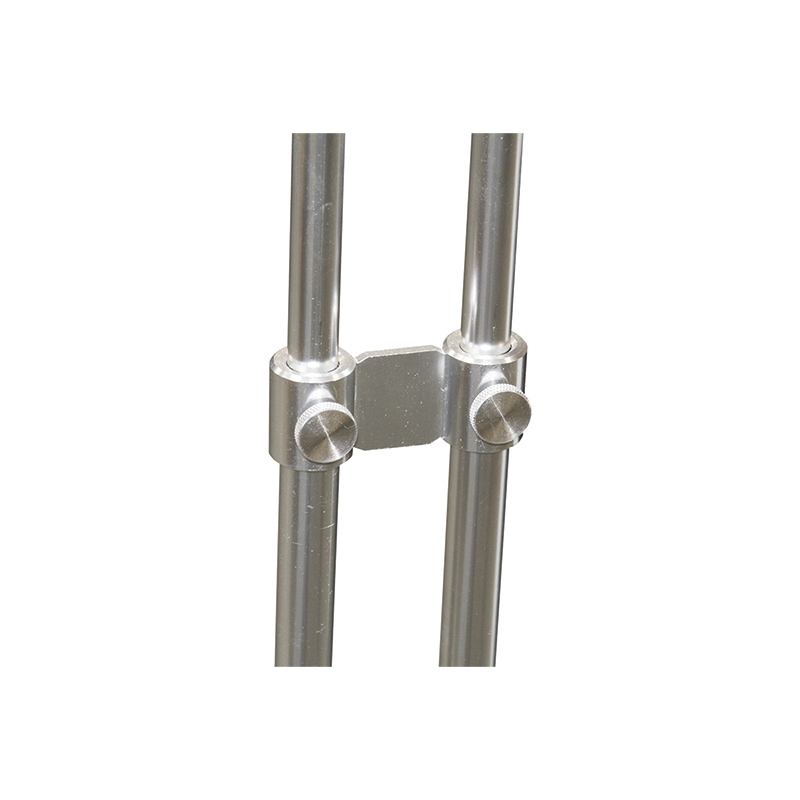 Support LED A2 modulable pour restaurants et hôtels avec hauteur ajustable.