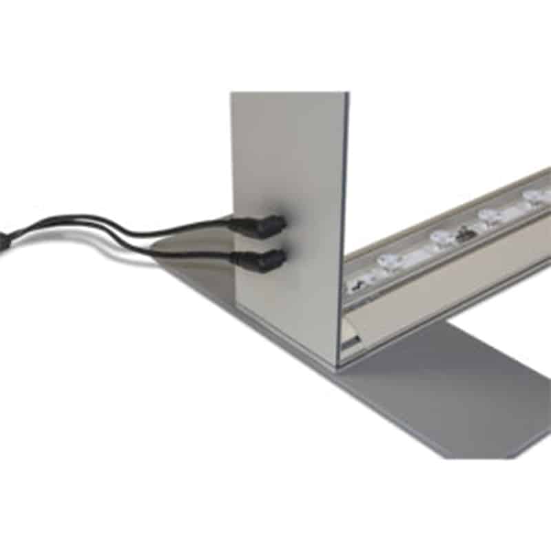 Stand lumineux LED personnalisé réutilisable