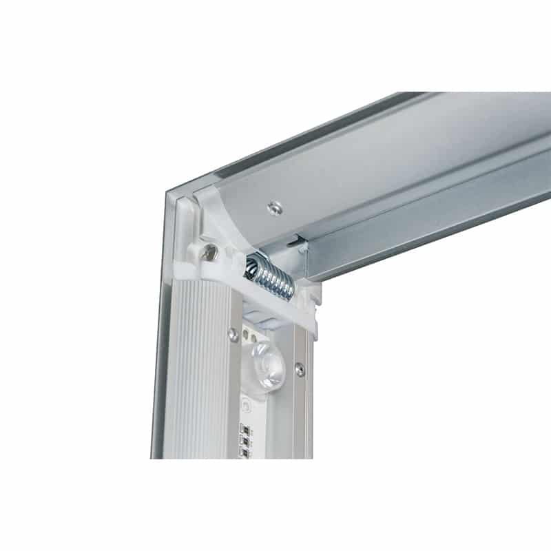 Stand lumineux pliable personnalisé pour accueil d'entreprise