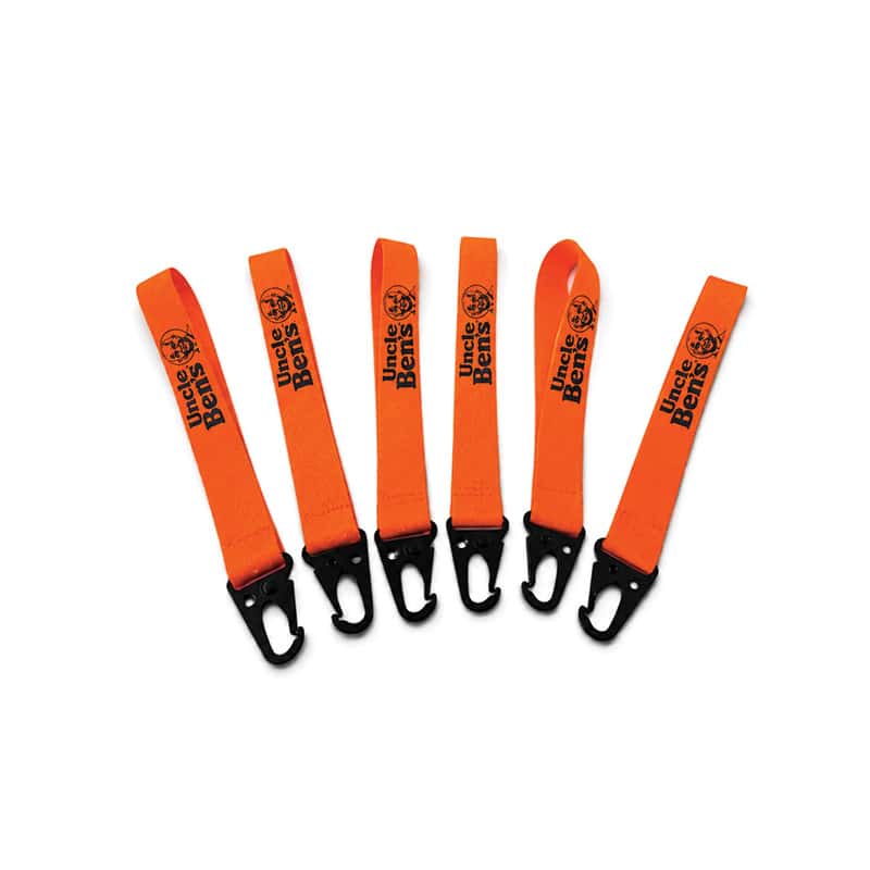 Porte-clés publicitaire personnalisable avec ruban fluorescent durable et attrayant