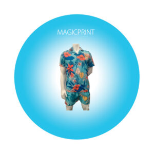 Ensemble Chemise Hawaïenne et Short Personnalisé pour événements d'entreprise