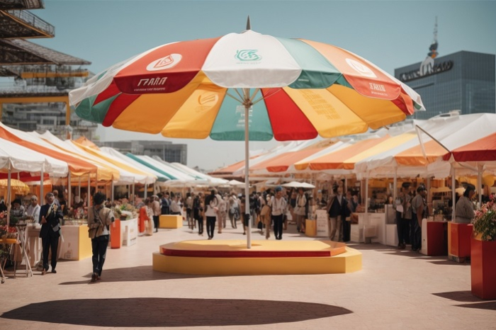 Parasols Publicitaires Personnalisés : Mettez en Lumière Votre Entreprise