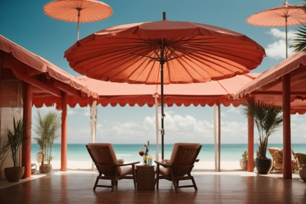 Parasols Personnalisés avec Éclairage LED : L'Alliance Parfaite de Style et de V