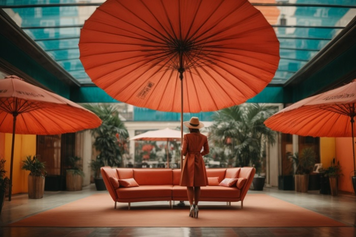 Parasols Personnalisés Déportés : L'Élégance au Service de Votre Marque