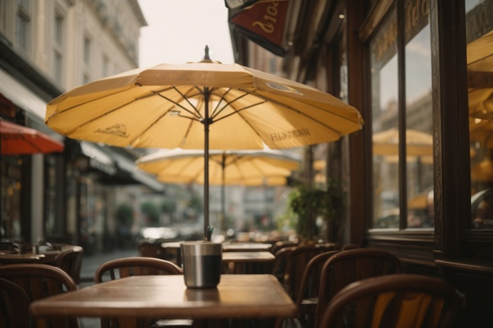Tissu de Parasol Personnalisé : L'Art de la Publicité en Plein Air