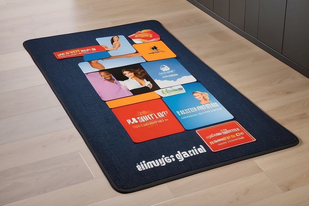 Tapis Personnalisé pour Boutique : Impression Publicitaire de Qualité