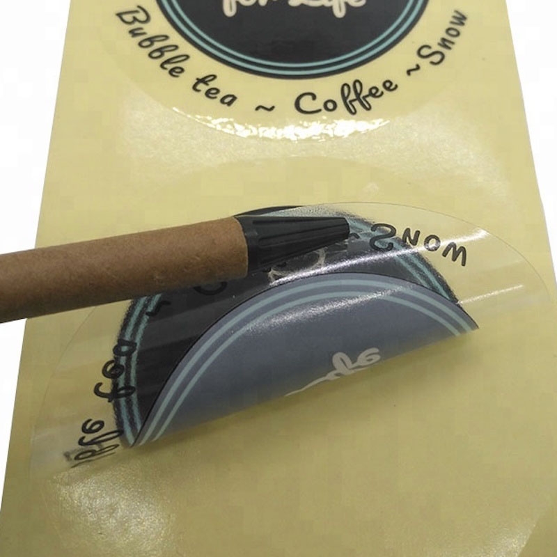 Stickers fond transparent personnalisable