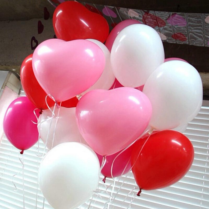 Ballon Coeur Publicitaire panaché