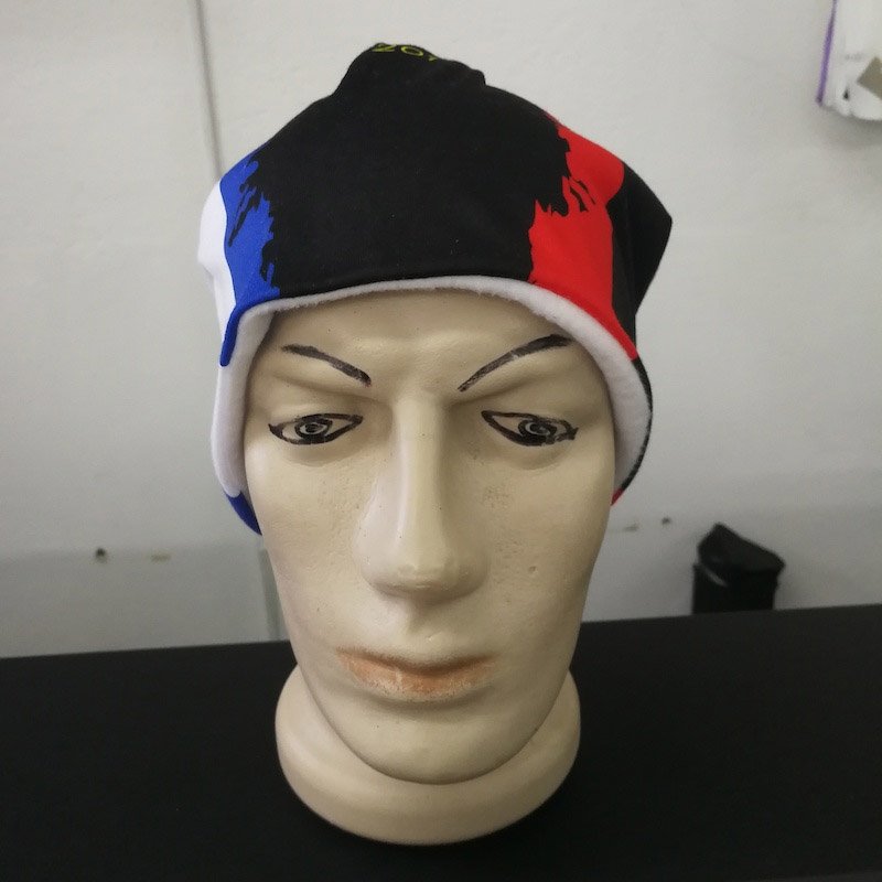 Bonnet personnalisable imprimé polaire - Devant