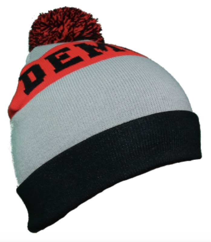 Bonnet tricoté personnalisable - black