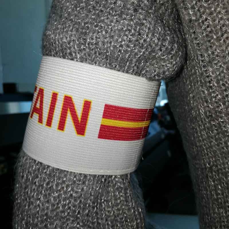 Brassard imprimé avec scratch