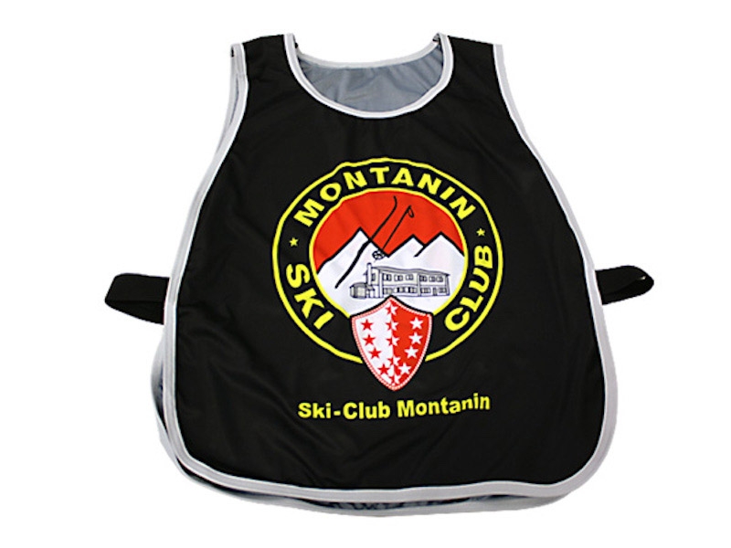 Dossards publicitaire et personnalisable - dossards noir