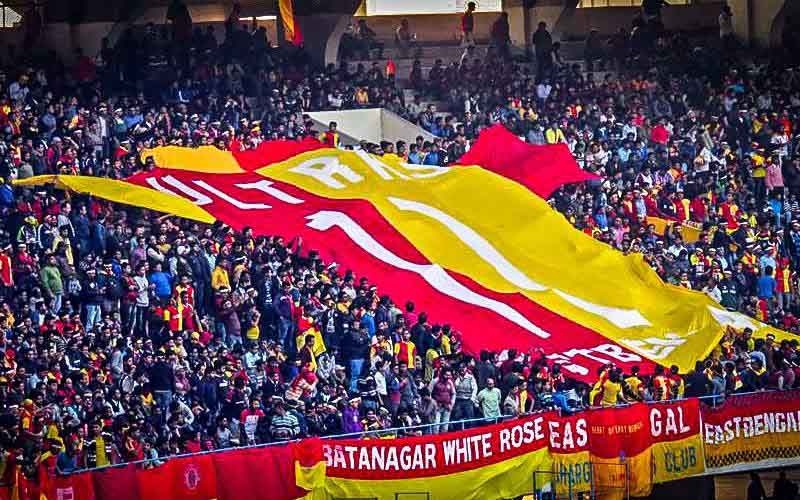 Tifo publicitaire pour supporter