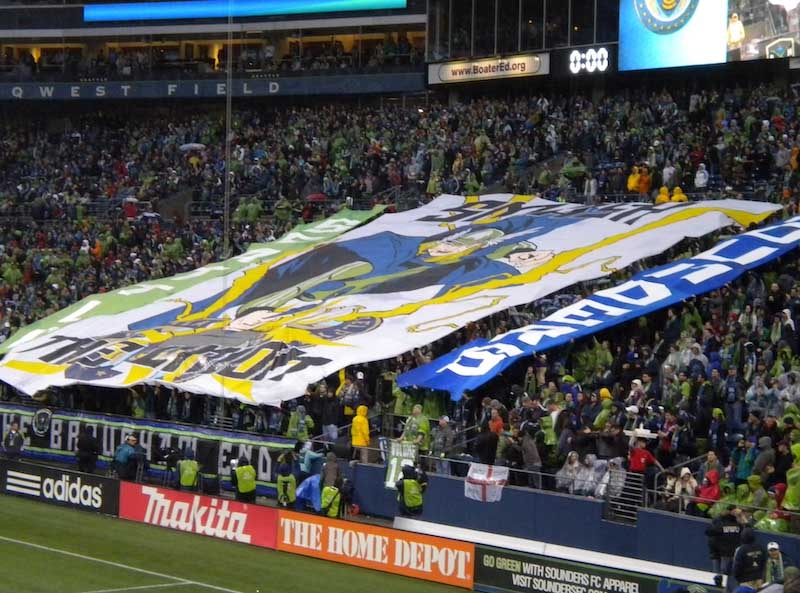 Tifo publicitaire grande taille