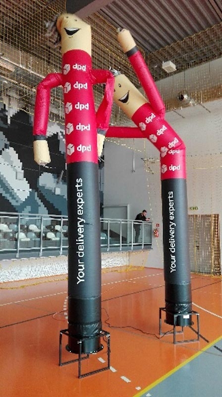 Air Dancer personnalisation Logo rouge et noir