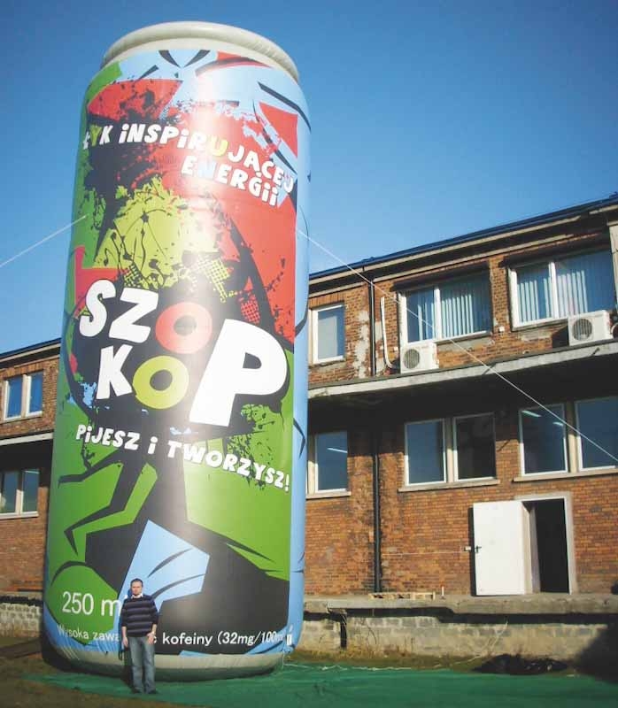 Canette gonflable publicitaire - 10 mètres de hauteur