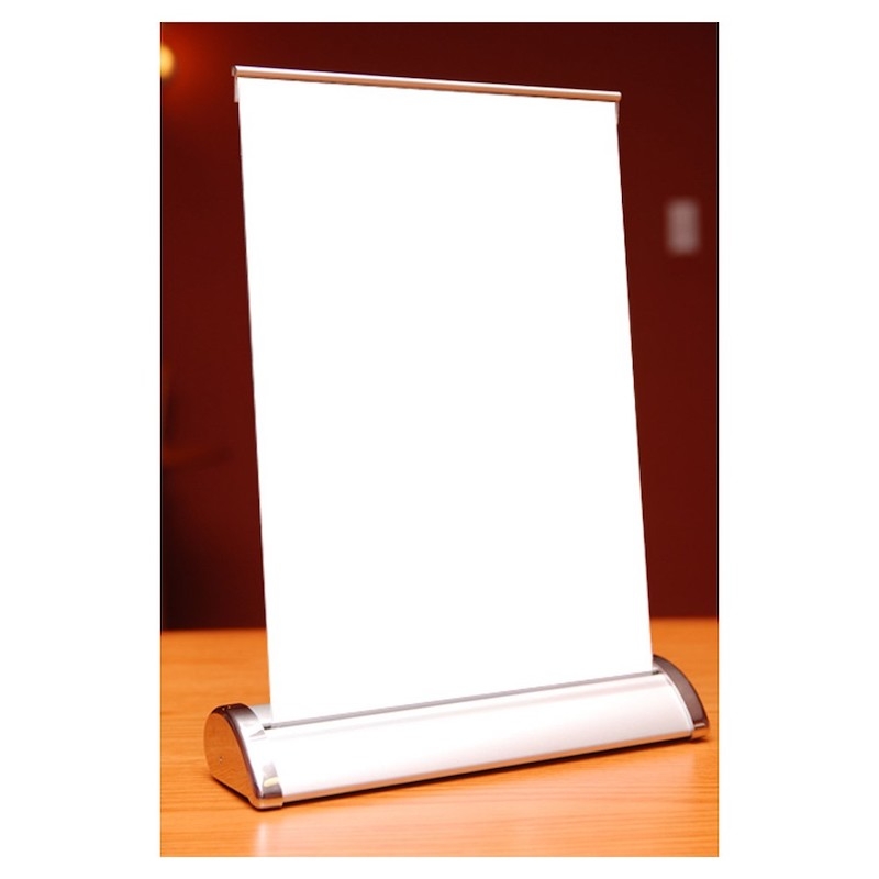 Mini roll up publicitaire - impression quadri