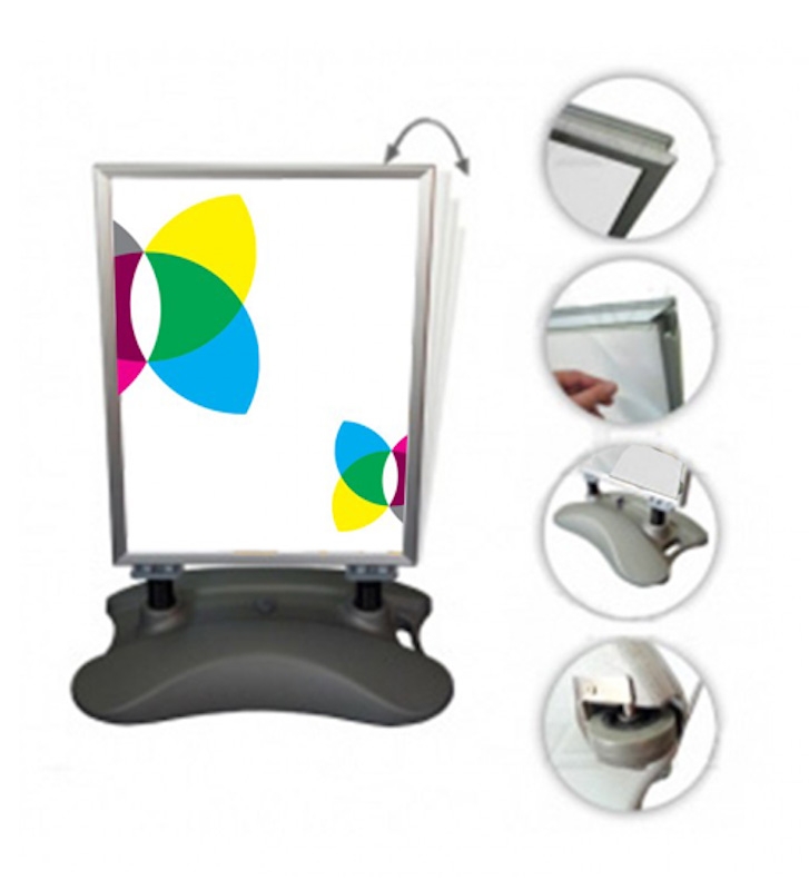 Stop trottoir WATERBASE publicitaire et personnalisable