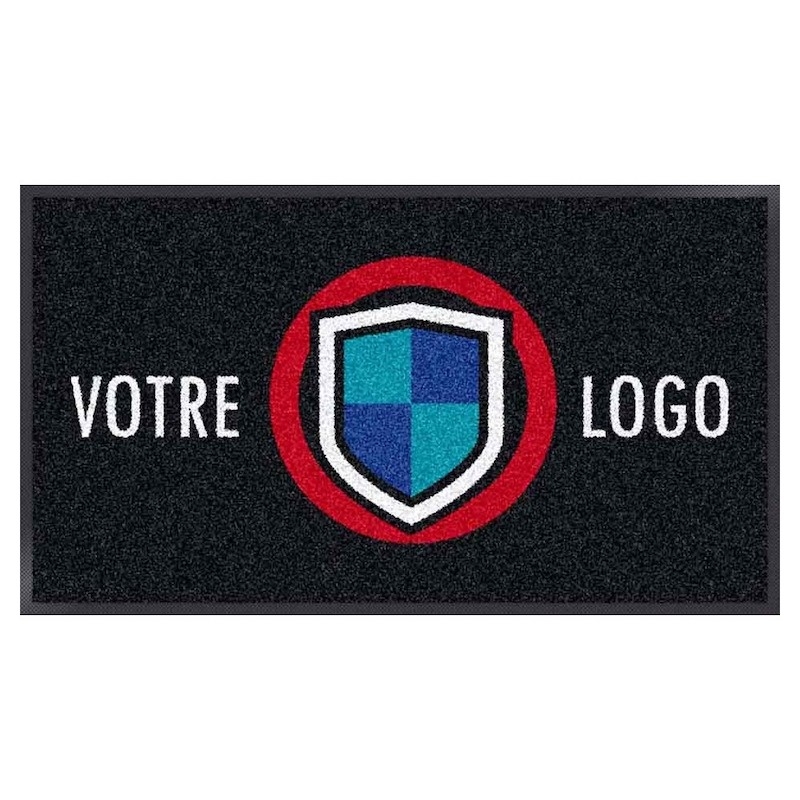 Tapis PREMIUM publicitaire impression fond noir